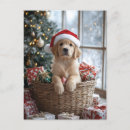 Recherche de chapeau père noël cartes postales Chiot