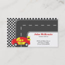 Recherche de course voiture cartes visite Professionnel