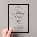 Recherche de vieille carrées invitations Noir et blanc