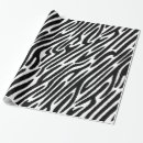 Recherche de zebra papier cadeau Blanc