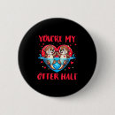 Recherche de loutre mignonne badges Drôle