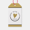 Recherche de fait main avec amour étiquettes cadeau Simple