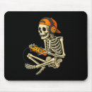 Recherche de squelette drôle tapis souris Console