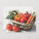 Recherche de poivrons cartes postales Aquarelle