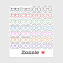Recherche de ophtalmologue autocollants Lunettes