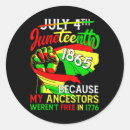 Recherche de 4 mois autocollants Fête de l'amérique africaine