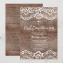 Recherche de bois et dentelle invitations Rustique