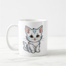 Recherche de dessin de chaton tasses Félin