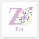 Recherche de z lettre autocollants Floral