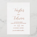 Recherche de image invitations Rose doré