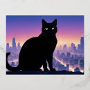 Recherche de chat domestique cartes postales Extérieur