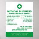 Recherche de symbole médical posters Soins