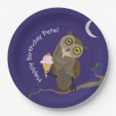 Recherche de hibou assiettes Chouette mignonne
