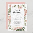 Recherche de feminine bridal shower invitations Botanique