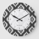 Recherche de gris blanc noir horloges Moderne