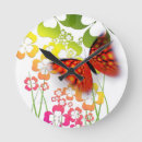Recherche de butterfly horloges Floral