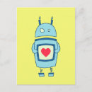 Recherche de robot mignon cartes postales Science fiction