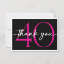 Recherche de 40 ans vœux cartes Typographie