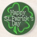 Recherche de trèfle dessous de verres Quatre feuilles trèfle