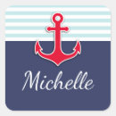 Recherche de ancre rouge autocollants Marine