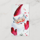 Recherche de le père noël vintage cartes visite Vacances