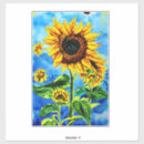 Recherche de peinture de tournesol autocollants Jaune