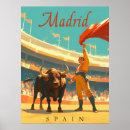 Recherche de madrid posters Voyage vintage