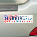 Recherche de drapeau americain voiture autocollants Kamala harris