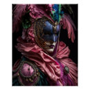 Recherche de masque vénitien posters Bleu