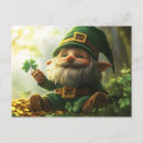Recherche de leprechauns cartes postales Clou