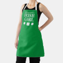 Recherche de une fille irlandaise tabliers Shamrock