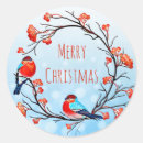 Recherche de oiseau de noël autocollants Baie