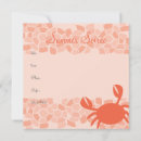 Recherche de crabes invitations Crustacés
