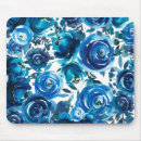 Recherche de bleu indigo tapis souris Fleurs