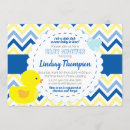 Recherche de rubber ducky invitations Bleu