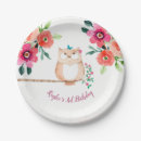 Recherche de hibou assiettes Pour enfants