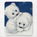 Recherche de ours blanc tapis souris Mignon