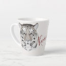 Recherche de visage tigre tasses Animal
