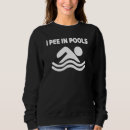 Recherche de pipi dans les piscines Nageur