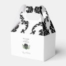 Recherche de damassé de mariage cadeaux Noir et blanc