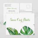 Recherche de aquarelle verte cartes postales Tropical