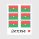 Recherche de drapeau du burkina faso autocollants Pays