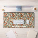 Recherche de fleur orange tapis souris Élégant