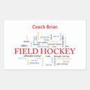 Recherche de hockey de champ autocollants Entraîneur