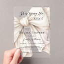 Recherche de white bow invitations Elle noue le noeud