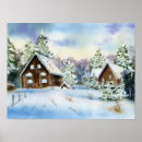 Recherche de chalets posters Neige