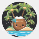 Recherche de noix de coco autocollants Eau