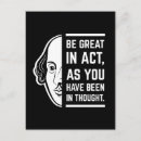Recherche de shakespeare cartes postales Dramaturge