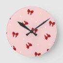 Recherche de ruban rouge horloges Rose