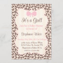 Recherche de leopard baby shower invitations Pour enfants